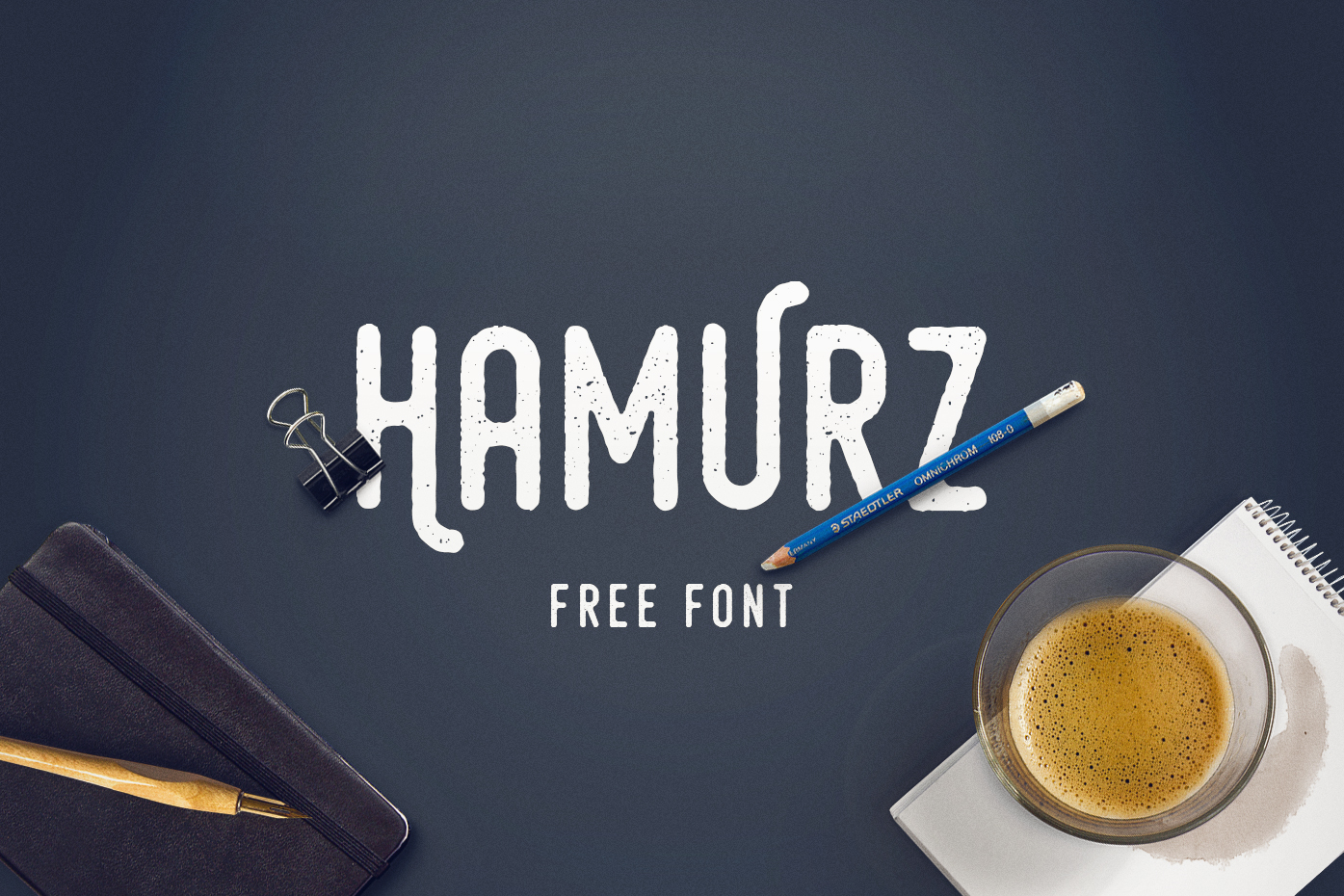 Пример шрифта Hamurz