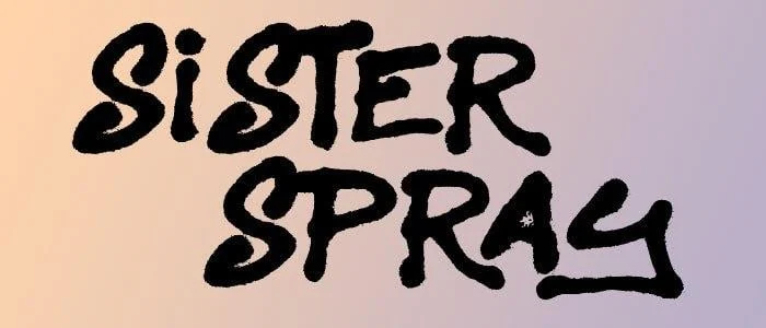 Пример шрифта Sister Spray