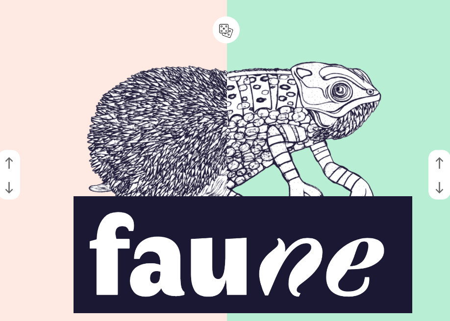 Пример шрифта Faune