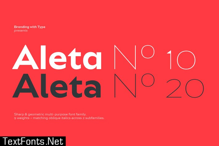 Пример шрифта Bw Aleta No 10