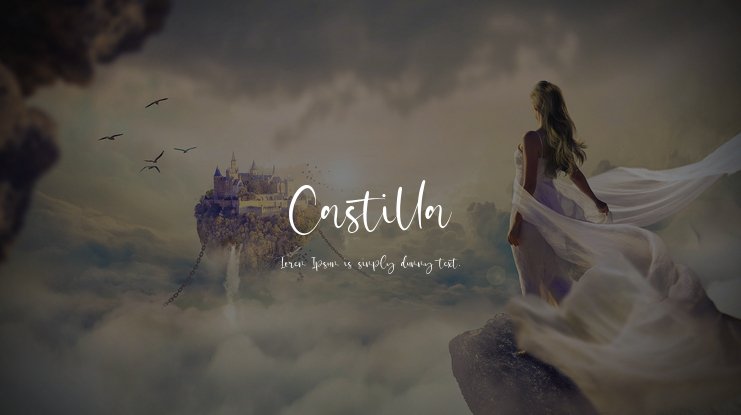 Пример шрифта Castilla
