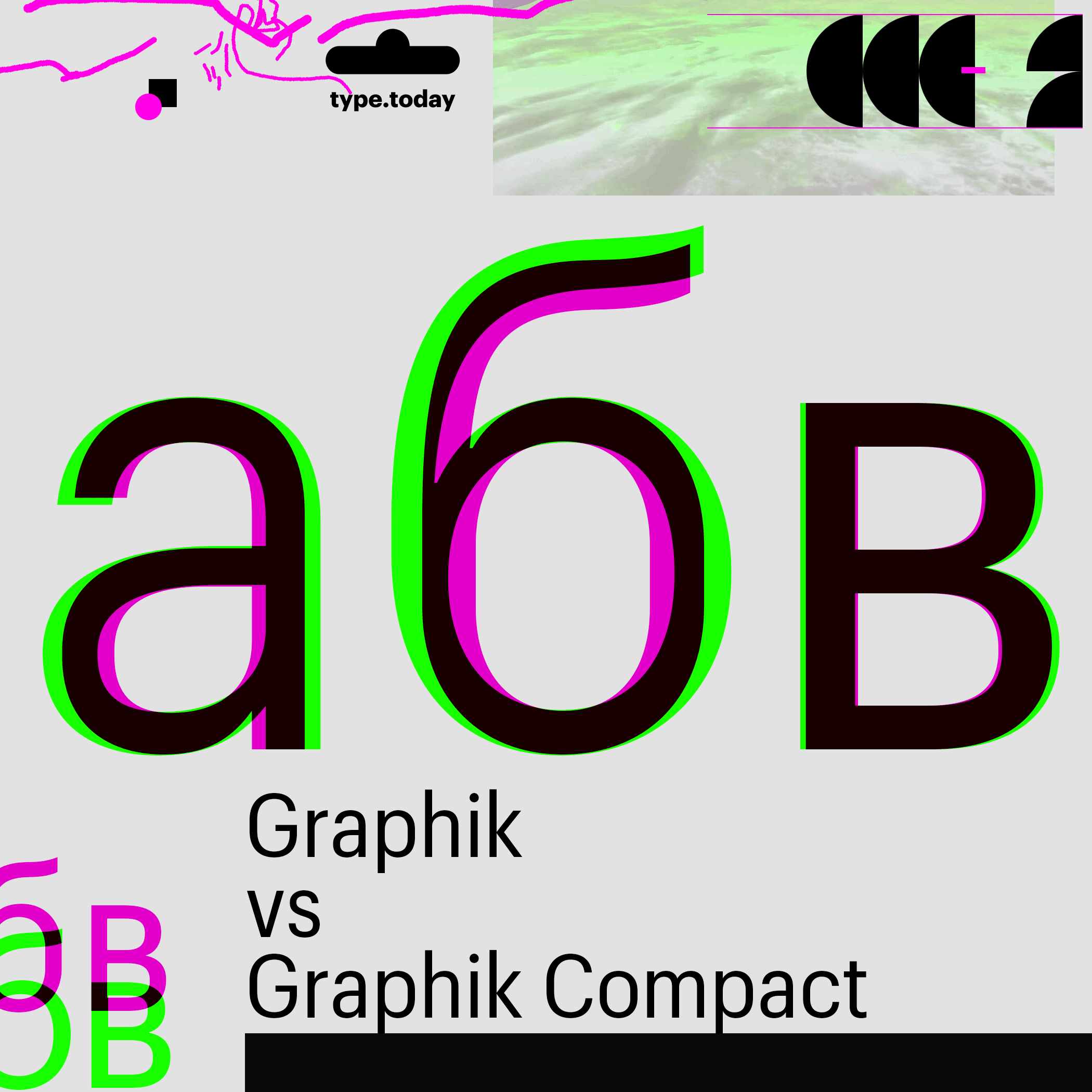Пример шрифта Graphik Compact