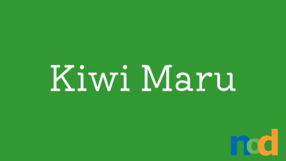 Пример шрифта Kiwi Maru