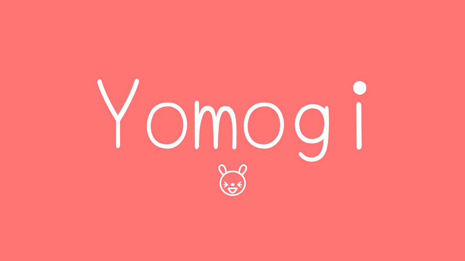 Пример шрифта Yomogi