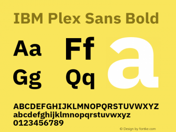 Пример шрифта IBM Plex Sans Thai