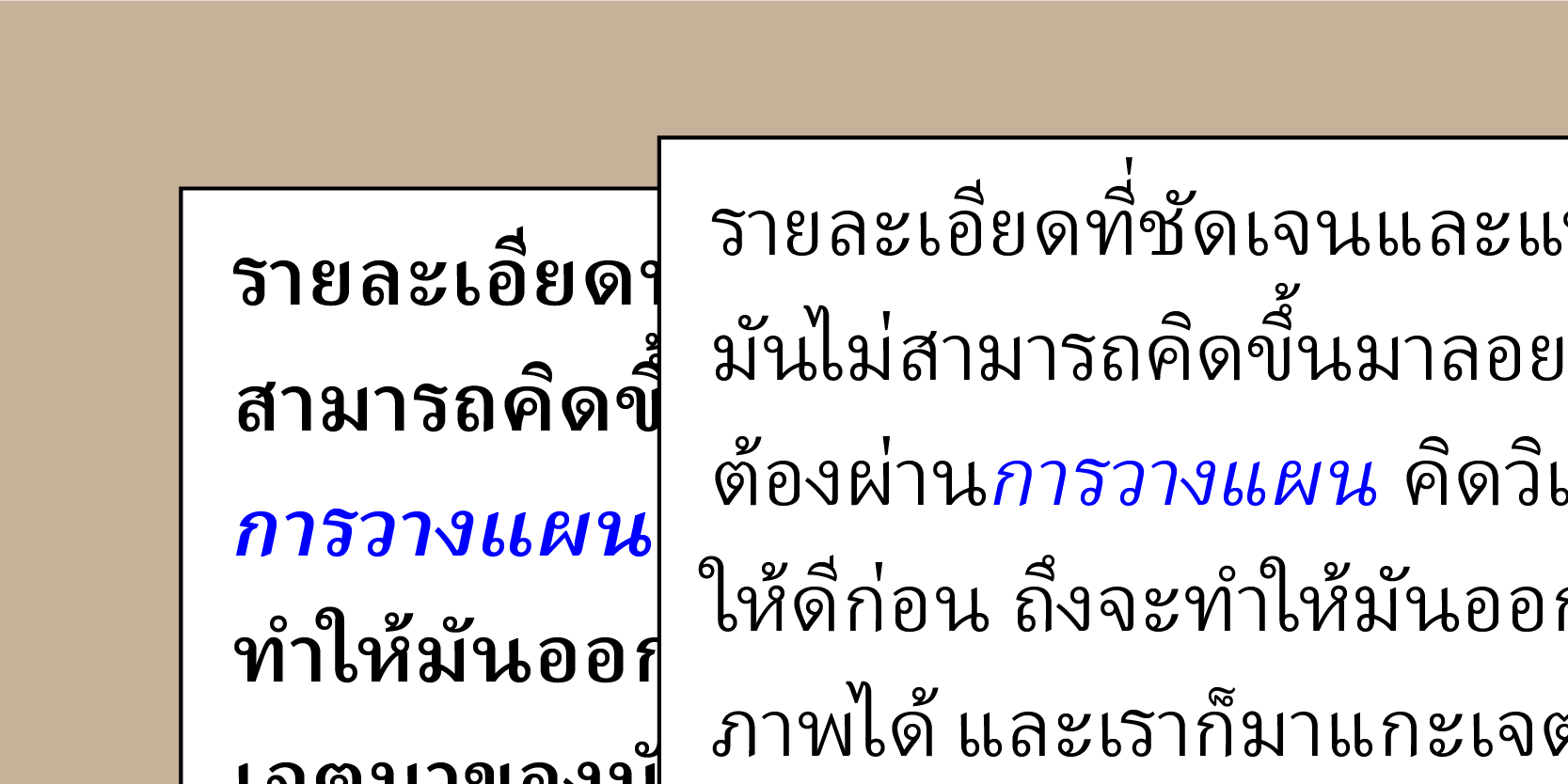 Пример шрифта Adobe Thai Regular