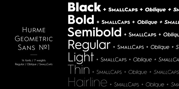 Пример шрифта Hurme Geometric Sans No.1 Black Obl