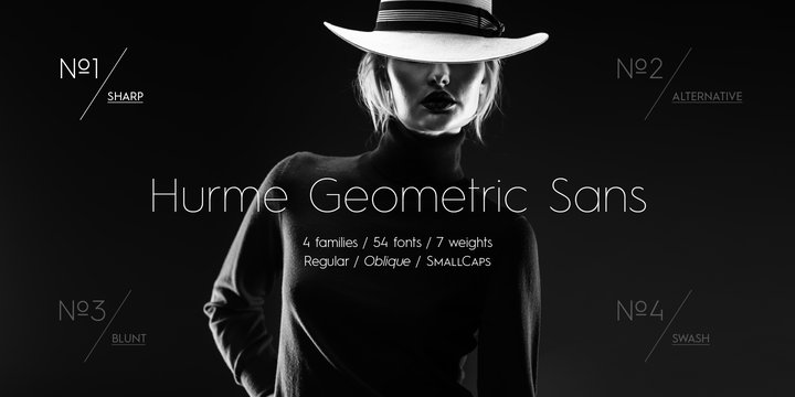 Пример шрифта Hurme Geometric Sans No.2 Light