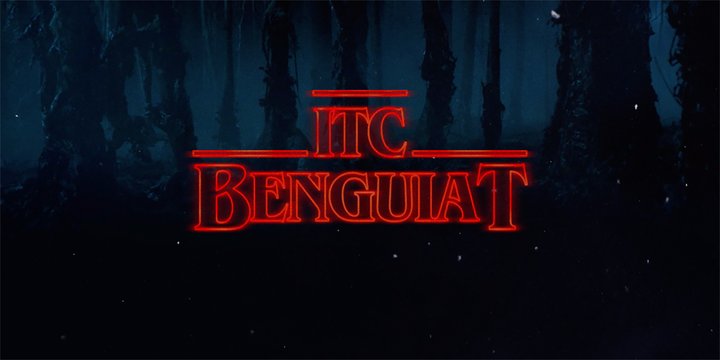 Пример шрифта ITC Benguiat Bold
