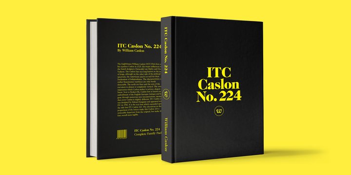 Пример шрифта ITC Caslon 224