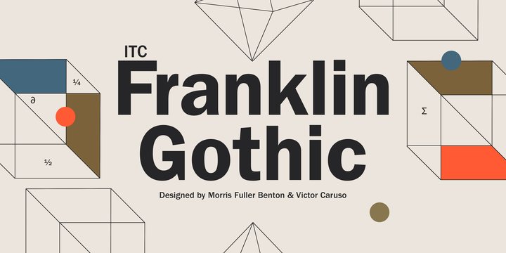 Пример шрифта ITC Franklin Gothic