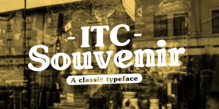 Пример шрифта ITC Souvenir