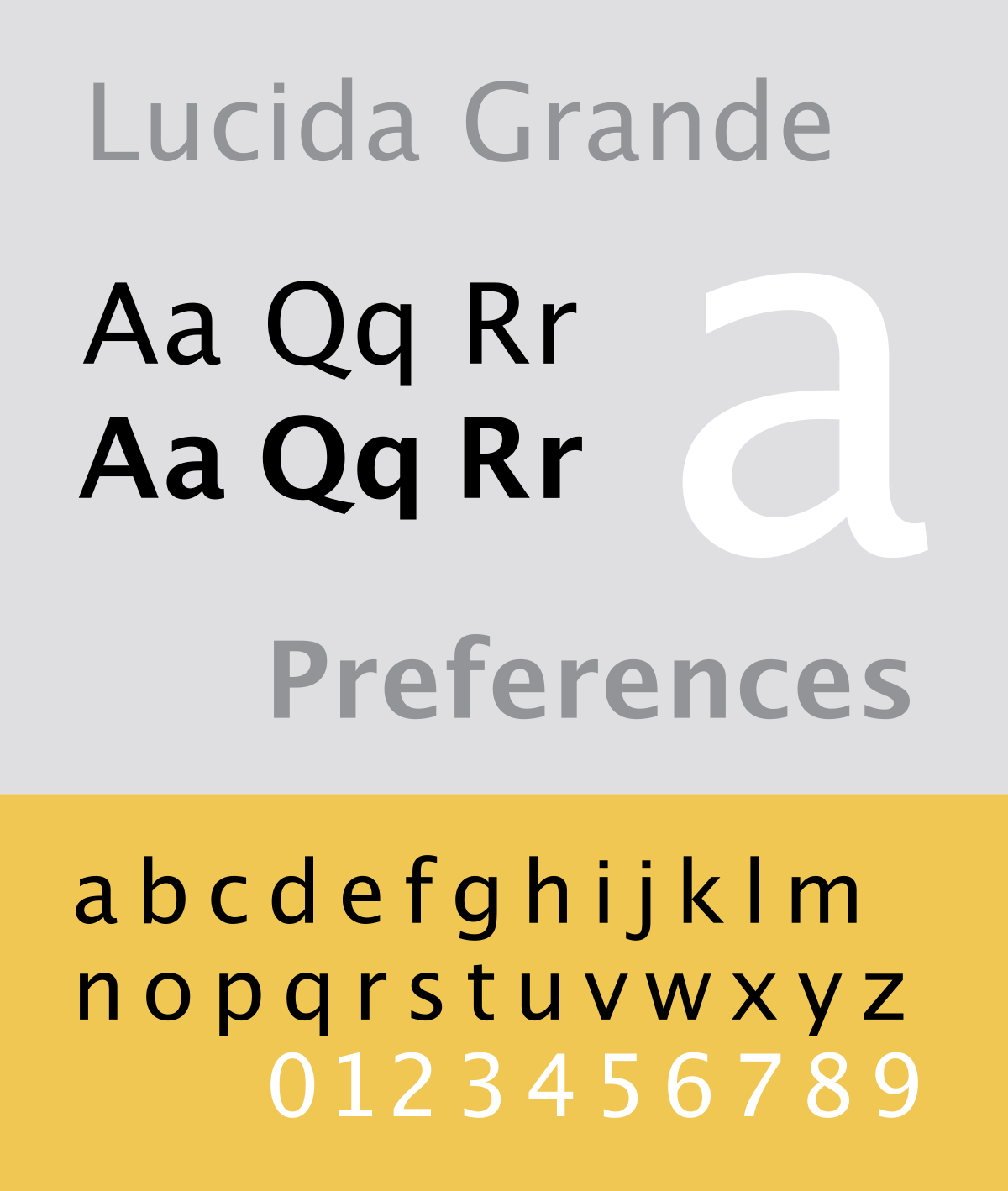 Пример шрифта Lucida Sans
