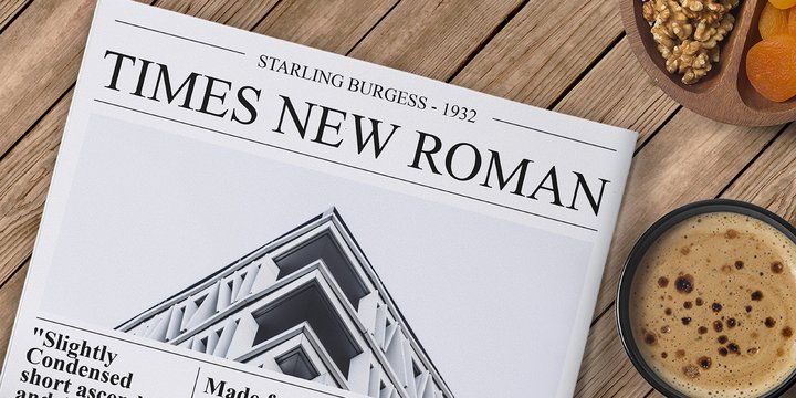 Пример шрифта Times New Roman