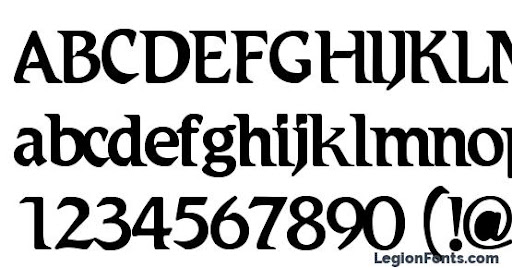 Пример шрифта Romic Light Italic