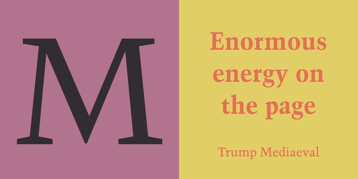 Пример шрифта Trump Mediaeval Bold Italic