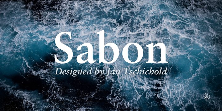 Пример шрифта Sabon