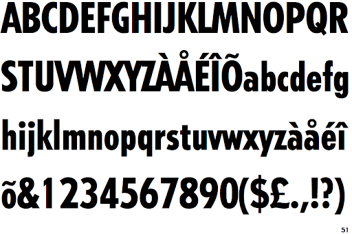 Пример шрифта Tempo Heavy Condensed Italic