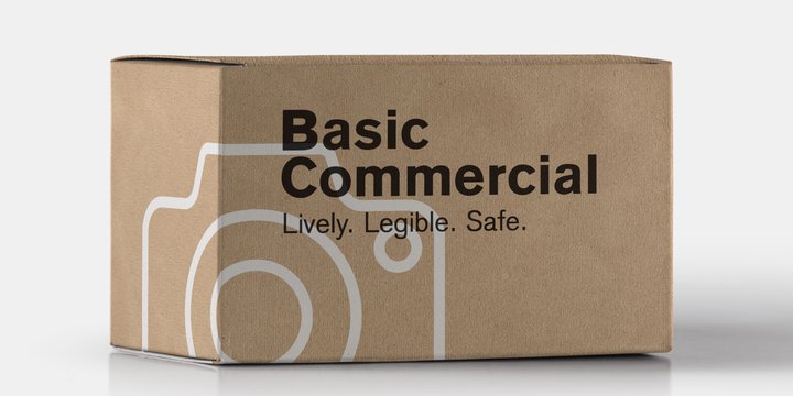 Пример шрифта Basic Commercial