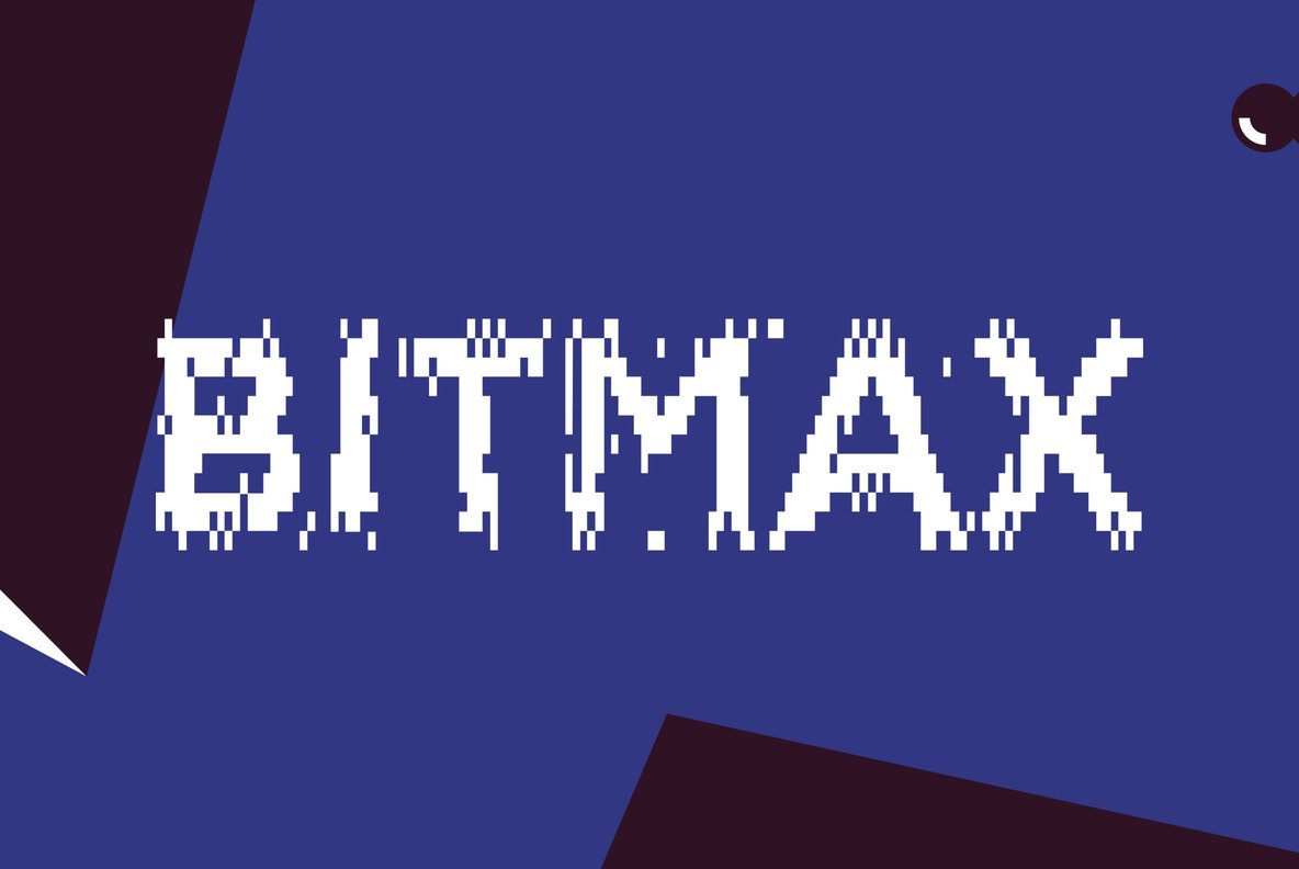 Пример шрифта Bitmax