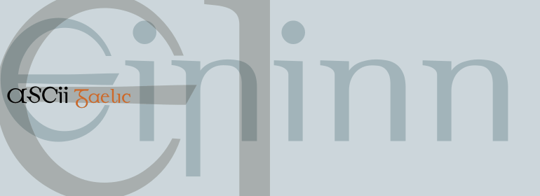 Пример шрифта Eirinn