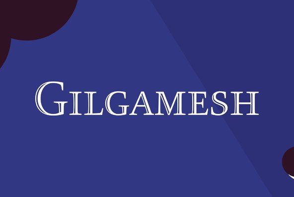 Пример шрифта Gilgamesh