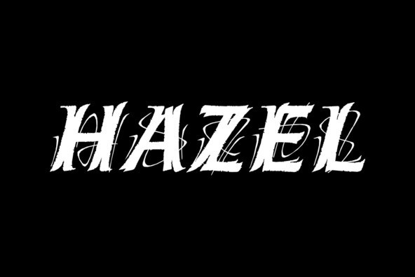 Пример шрифта Hazel
