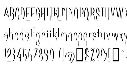 Пример шрифта Linotype Flamingo