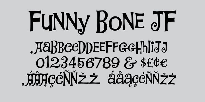Пример шрифта Linotype Funny Bones