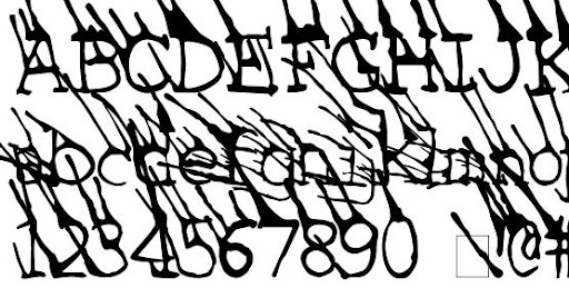 Пример шрифта Linotype Grassy