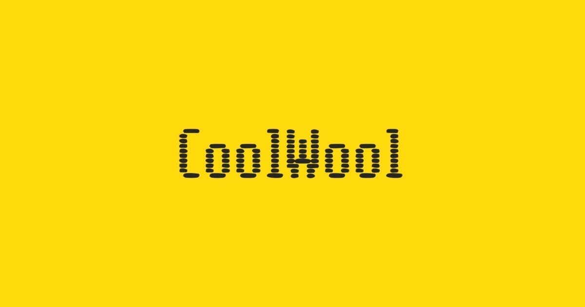 Пример шрифта CoolWool