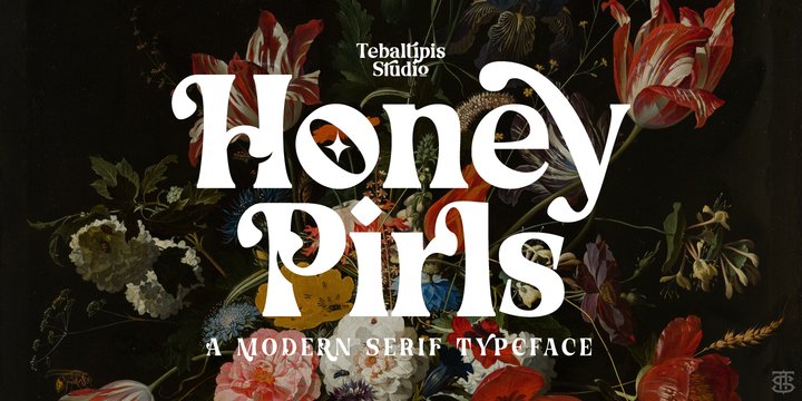 Пример шрифта Honeypirls