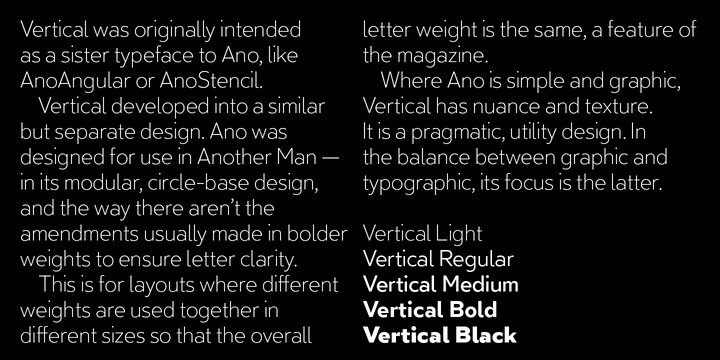 Пример шрифта Vertikal Brush Script