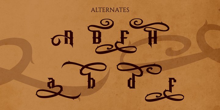 Пример шрифта Aestetic Regular