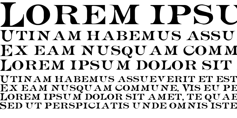 Пример шрифта Adamantine