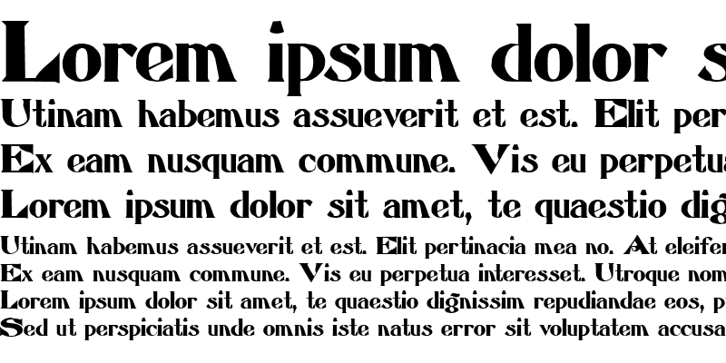 Пример шрифта Atkinson Eccentric