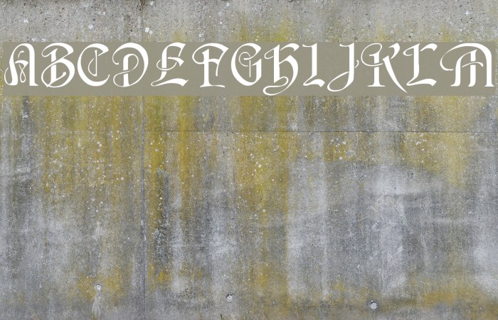 Пример шрифта Averoigne