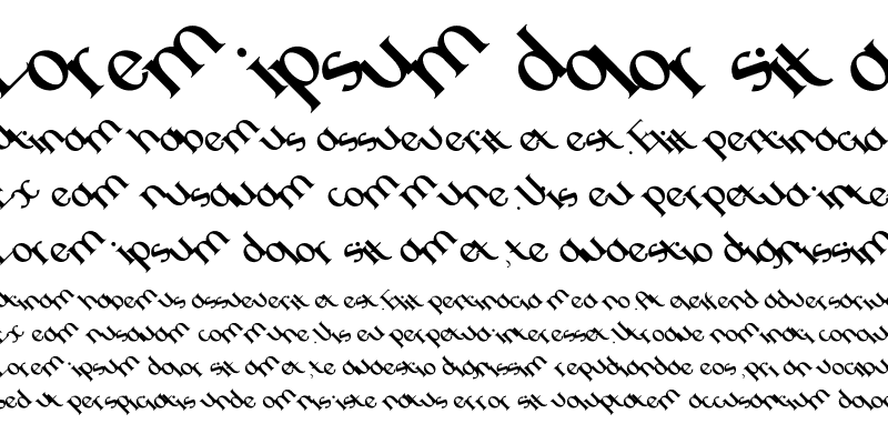 Пример шрифта Classicus Titulus