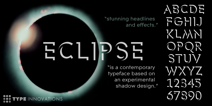 Пример шрифта Eclipse