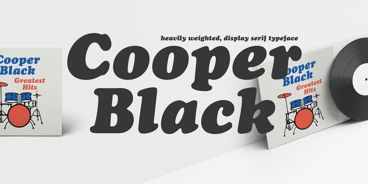 Пример шрифта Cooper