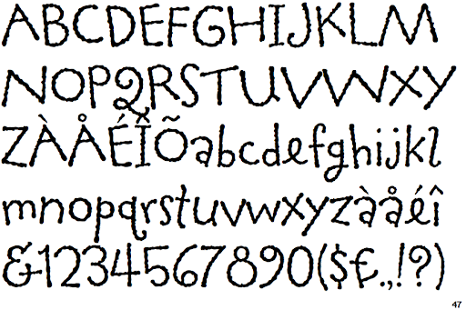 Пример шрифта Tapioca ITC