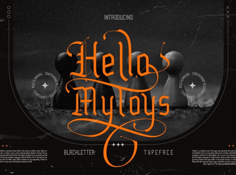 Пример шрифта Hello Mytoys