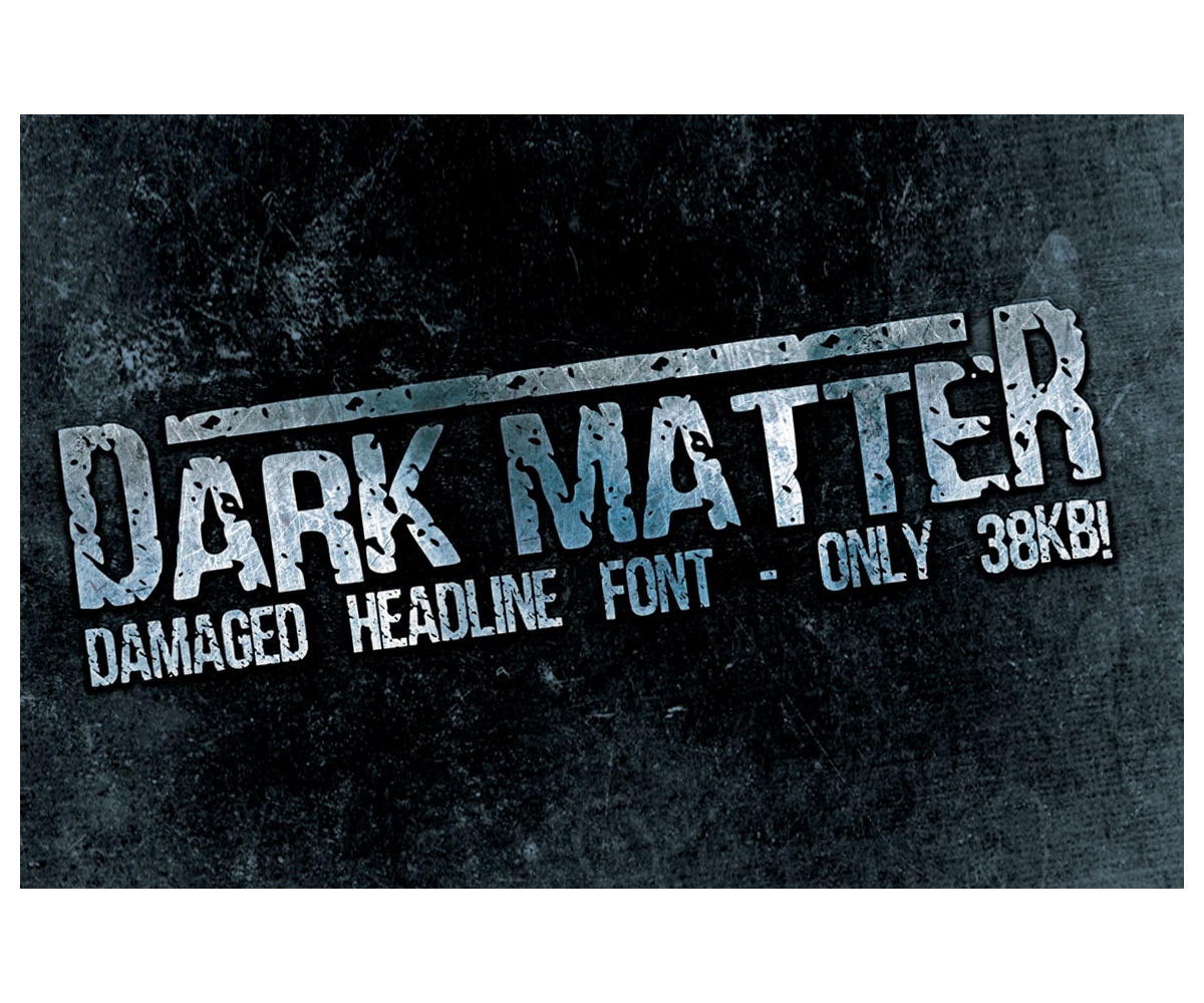 Пример шрифта Horde Dark Matter