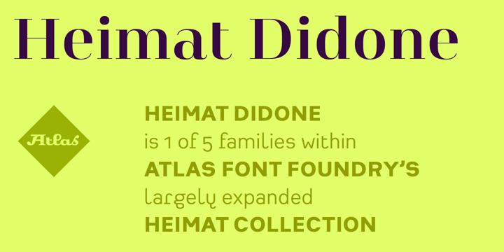Пример шрифта Heimat Didone 10