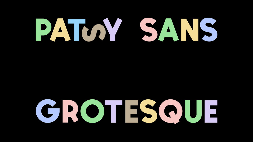 Пример шрифта Patsy Sans