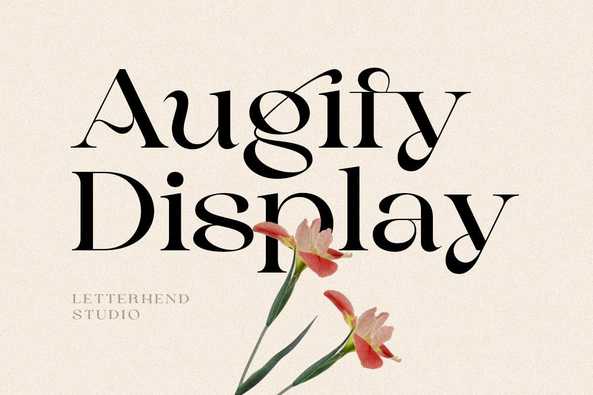 Пример шрифта Augify Regular