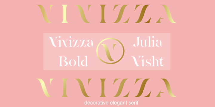 Пример шрифта Vivizza Bold