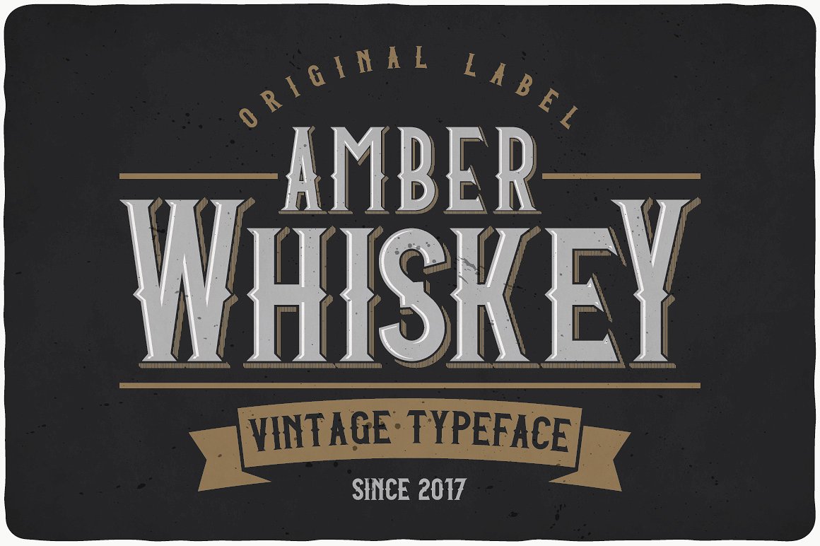 Пример шрифта Whiskey