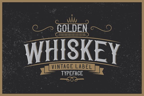 Пример шрифта Whiskey Cool