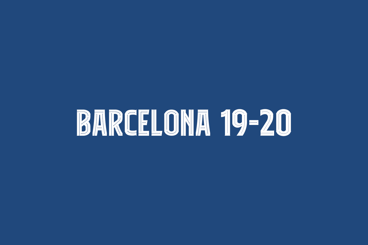 Пример шрифта Barcelona 19-20